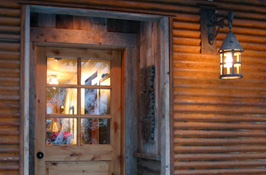 The Coop Cabin Door
